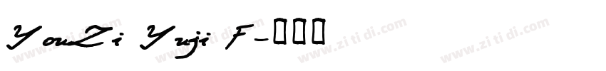 YouZi Yuji F字体转换